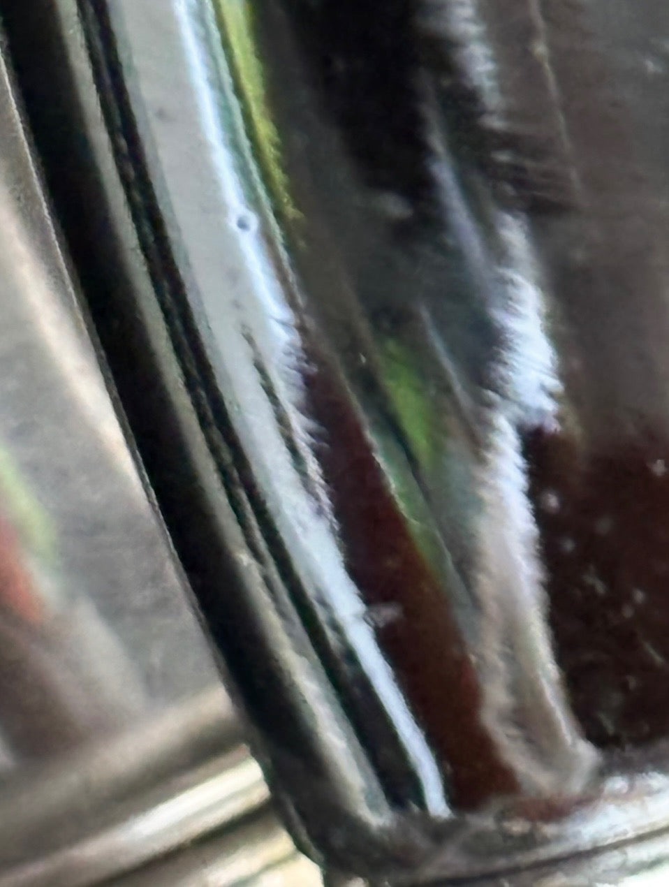 Blau und grau - schwungvoll